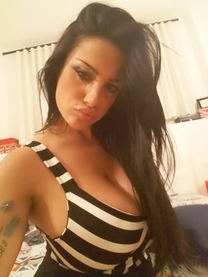 Abitino bianconero per Marika Fruscio