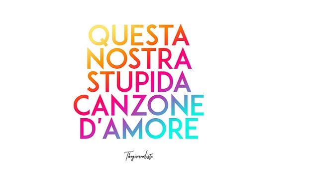 questa-nostra-stupida-canzone-damore-dei-thegiornalisti-testo-e-video-ufficiale
