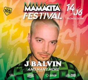 J Balvin in concerto al Mamacita Festival