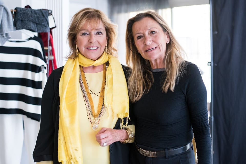 Eleonora Braun e la stilista Daniela Gallo