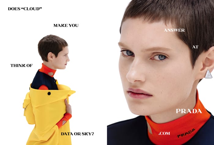 Tecnologia e inclusione in campagna Prada SS 2021